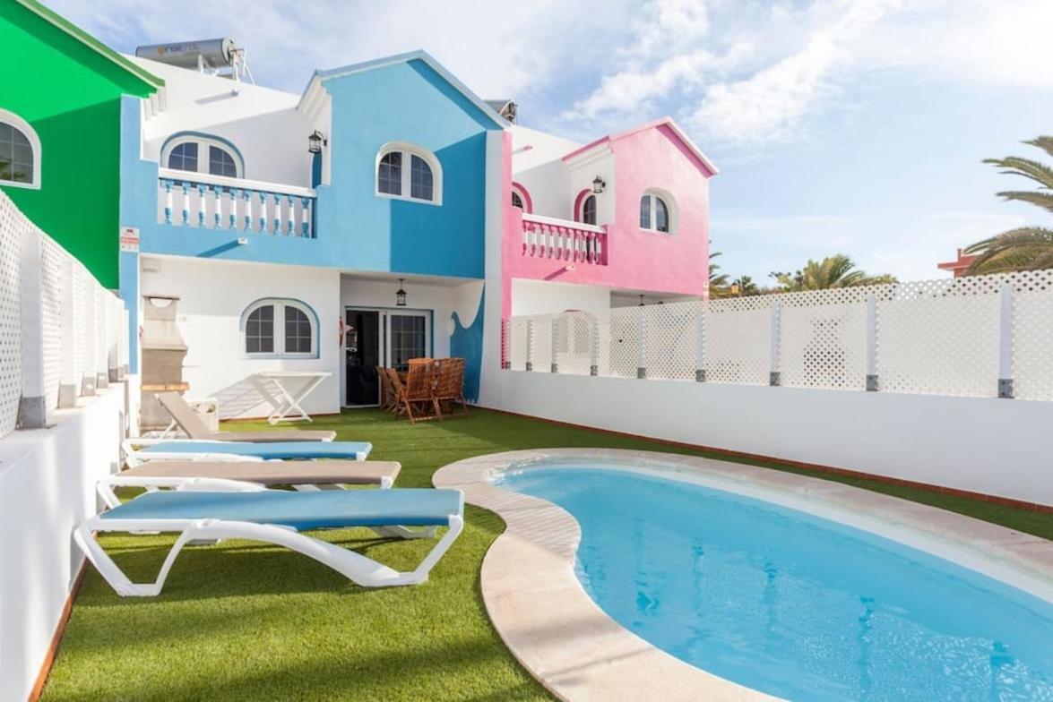 Coralejo Beach Villa Agua With Private Pool, Bbq & Fast Wifi By Amazzzing Travel 科拉雷侯 外观 照片